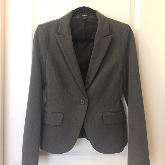 EXPRESS Editor Blazer, Gray - Picture 2 of 8